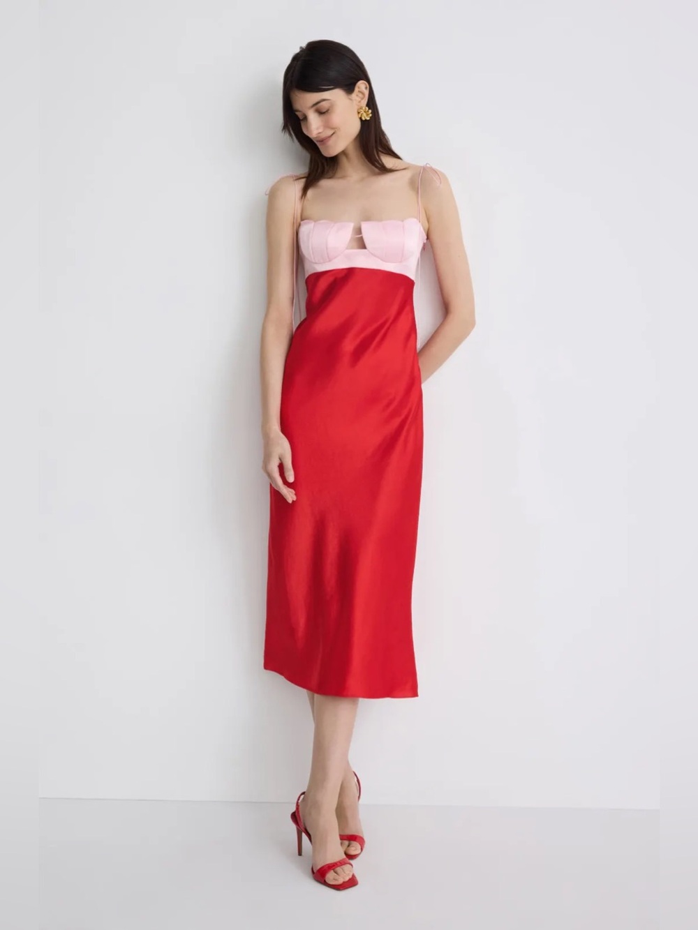 *Flawed RTR Anna October Atena Midi Dress (0447)